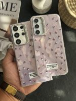 قاب موبایل سامسونگ گل رز اسپشیال کلاسیک شاینی صورتی - تصویر 4