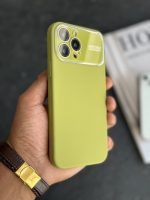 قاب موبایل آیفون سیلیکون اتوفوکس سبز - تصویر 6