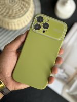 قاب موبایل آیفون سیلیکون اتوفوکس سبز - تصویر 4