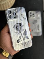 قاب موبایل آیفون گل رز سربی - تصویر 6