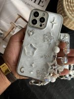 قاب موبایل آیفون ماه و ستاره برجسته گلکسی ( بدون بند ) - تصویر 6