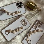 قاب موبایل سامسونگ بند قلبی مخملی محافظ لنزدار - تصویر 6