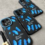 قاب موبایل رویایی پروانه آبی - تصویر 4