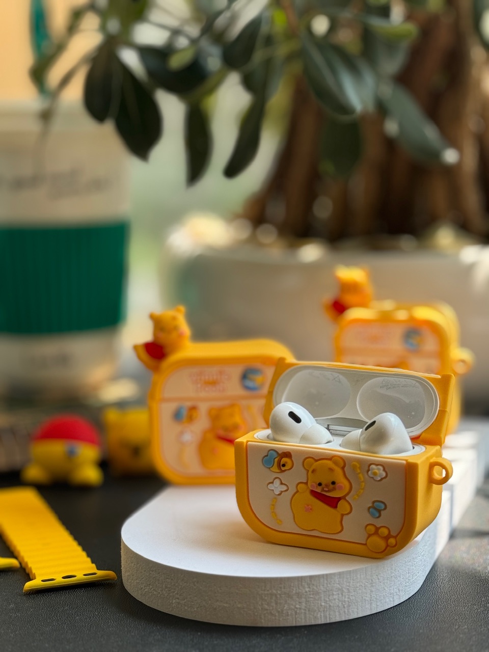 09a4e5.jpeg کاور ایرپاد Winnie Pooh سیلیکونی (کدa0121) - تصویر 1