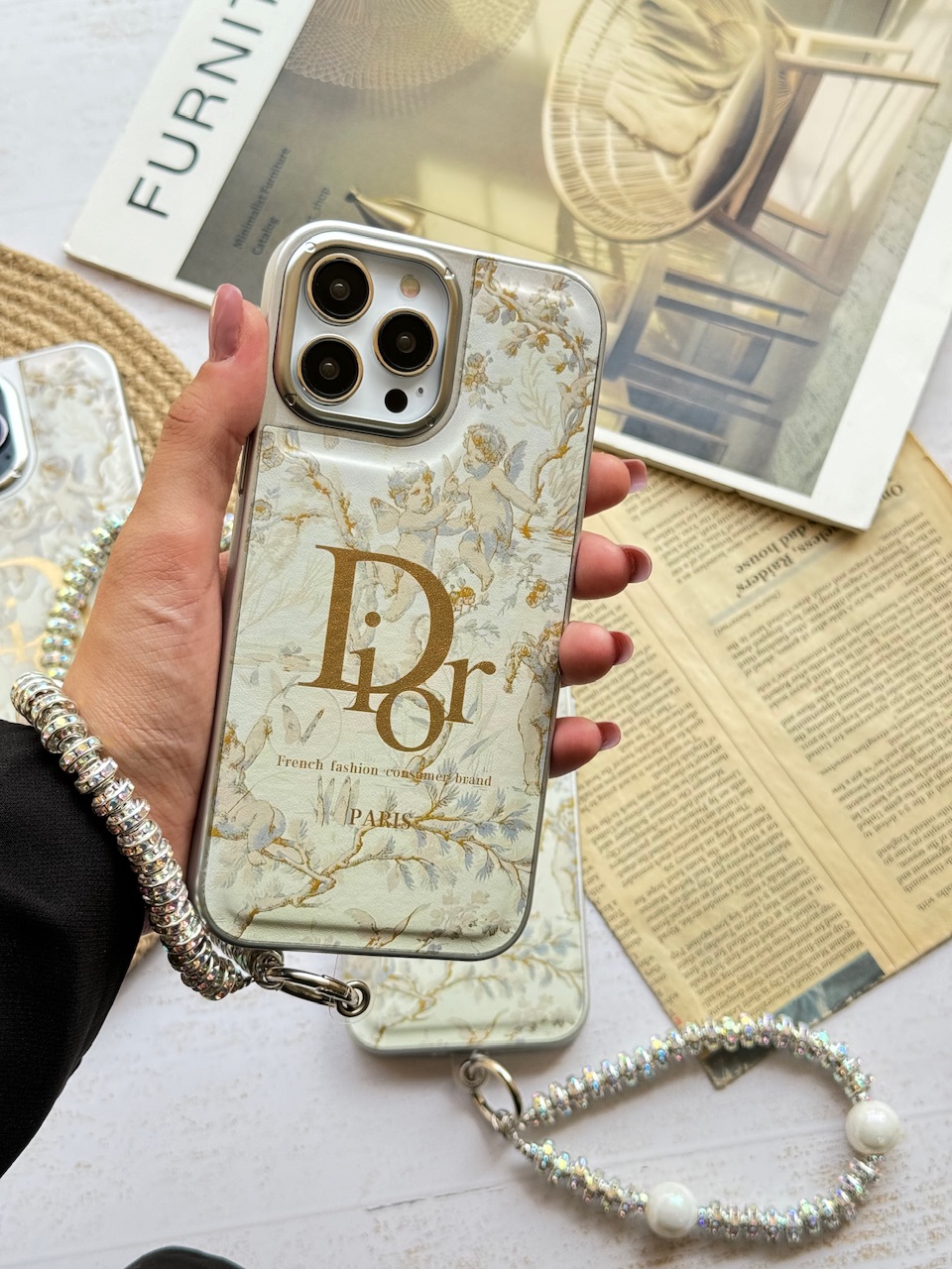 49d5c7.jpeg قاب Dior با آویز (کدC1775) - تصویر 1