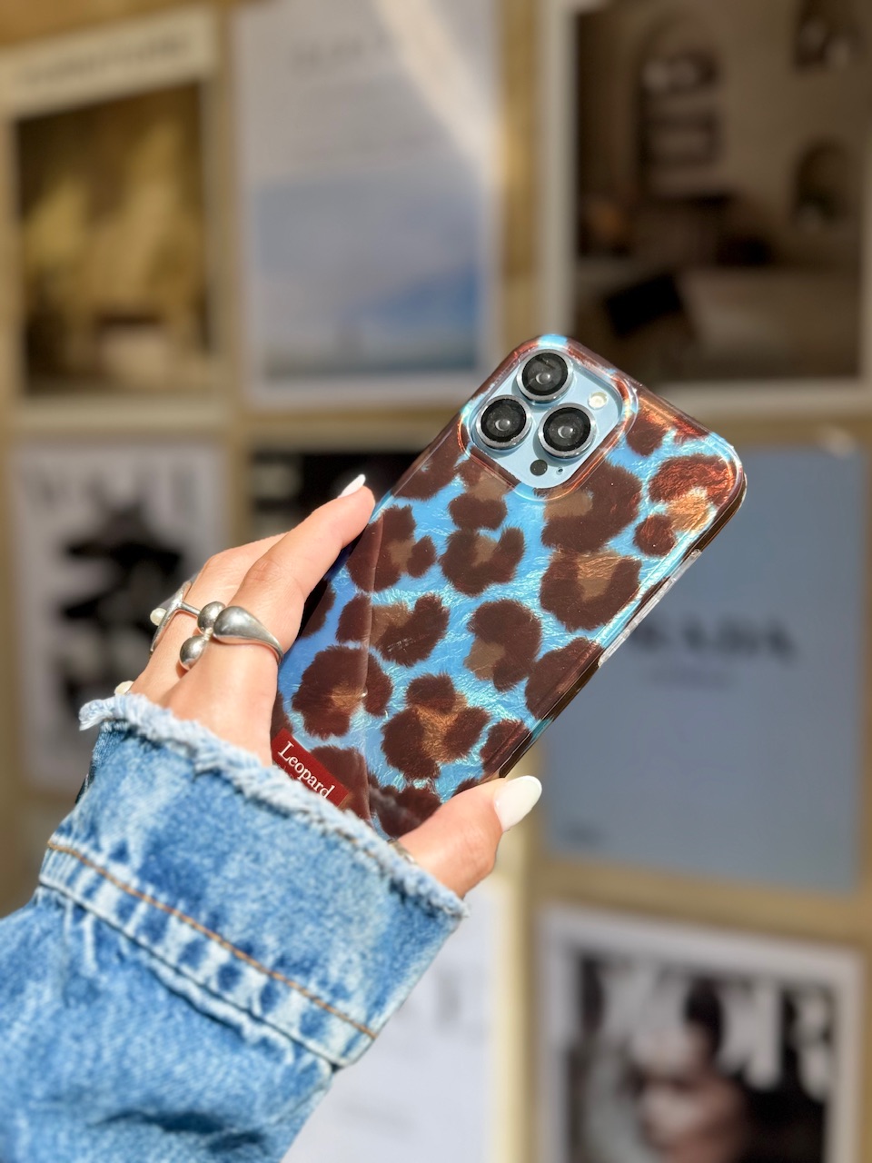 29484b.jpeg قاب Aqua Leopard آیفون (کدC2088) - تصویر 1