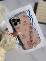 قاب Pink Flower Butterfly با آویز (کدC2116) - تصویر 2