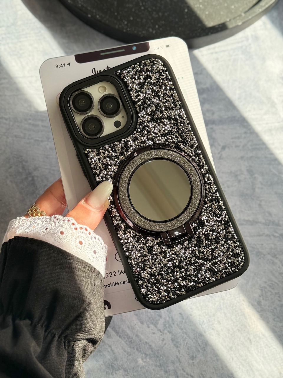 eed38e.jpeg قاب Mirror Diamonds استند شو (کدC2129) - تصویر 1