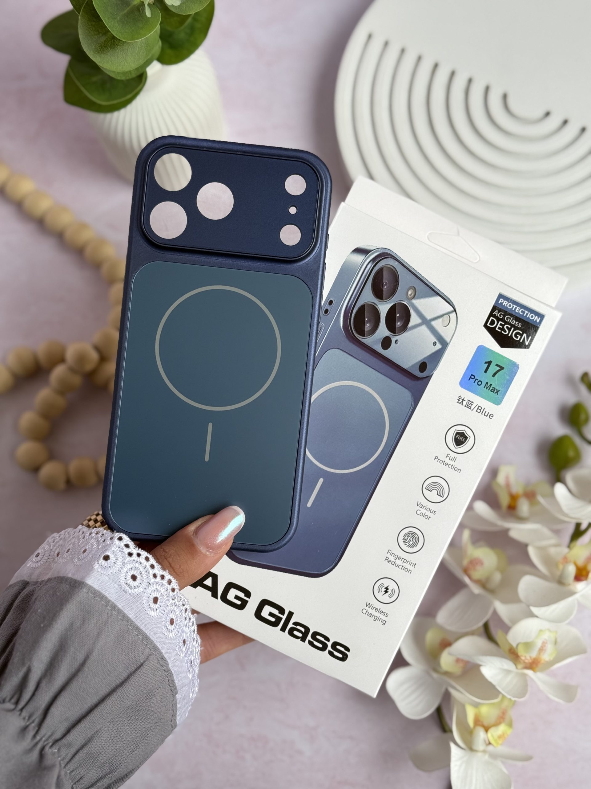 2e034a.jpeg قاب AG GLASS ^ آبی تیره ^ (کدC2152) - تصویر 1