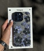 قاب موبایل شکوفه های بنفش - تصویر 2