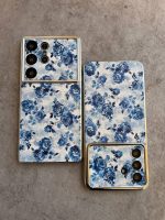 قاب موبایل blue flowers - تصویر 2