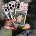قاب آیفون کلاسیکار خرگوش گلدار - تصویر 3